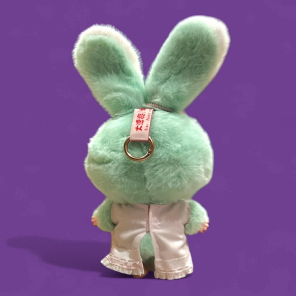 Baby Three Macaron Rabbit Stuffed Pendant - Picture 8 of 16